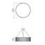 1 - Light LED Chandelier-99842623-99842627-116241731