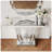 43" Mirrored Glass Console Table Sofa Table