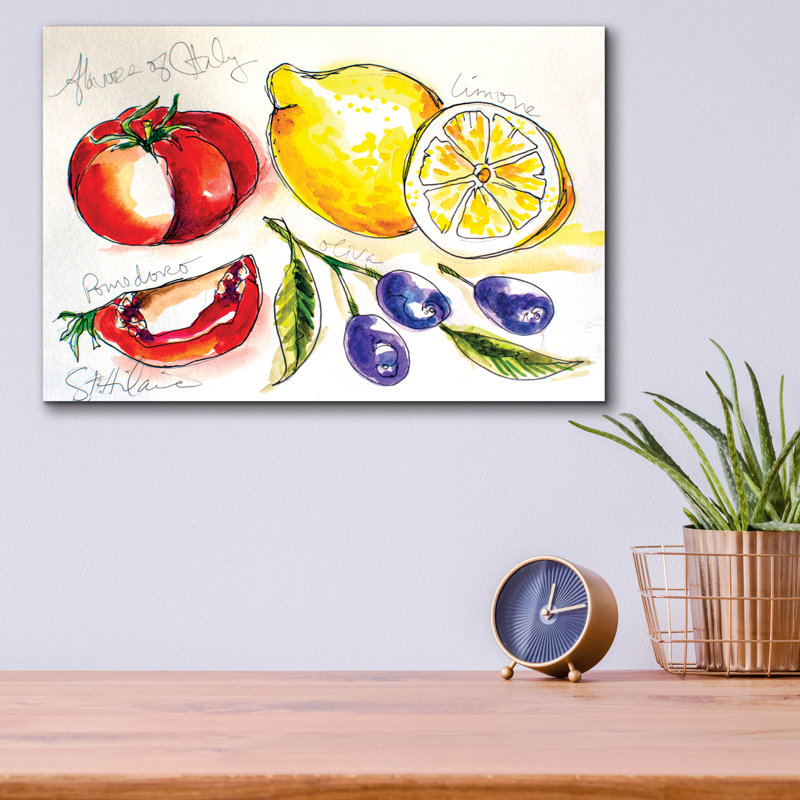 «Saveurs de l'Italie» par St. Hilaire Elizabeth, H 12 po x l 16 po