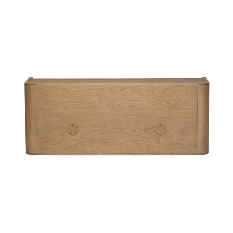 Kiran Media Console-Beige Painted Linen
