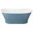 Kateryn 67" Cast Iron Soaking Freestanding Tub in Slate Blue with Included Overflow Drain-102795248