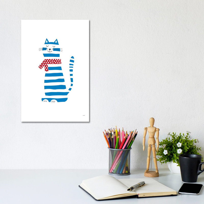 Cat by TomasDesign - No Frame Gallery-Wrapped Canvas Giclée on Canvas, 30.48cm H x 20.32cm W