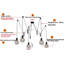 5 - Light Black Cluster Pendant-1669606542