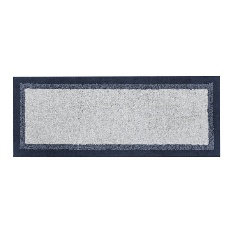 Tapis de bain en coton touffeté