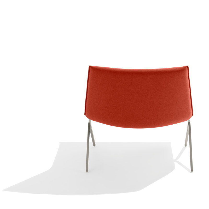 Chaise de réception Meredith, Nickel, Tissage de brique