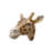 Resin Giraffe Head Wall Vase