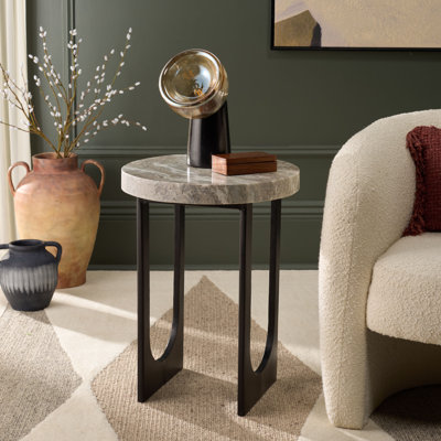 Table d'appoint en marbre Marasu