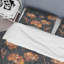 Fleurs séchées brunes - Ensemble de housse de couette à motif floral - Microfibre de polyester-1575491794