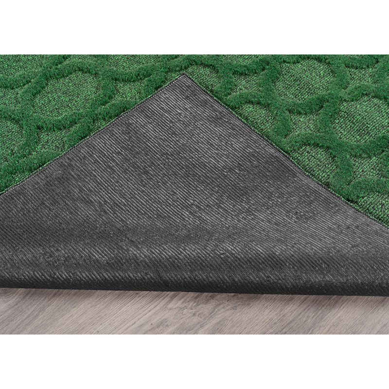 Treillis de jardin Katavia X 7 pi Tapis intérieur / extérieur vert, Rectangle 5 pi x 7 pi
