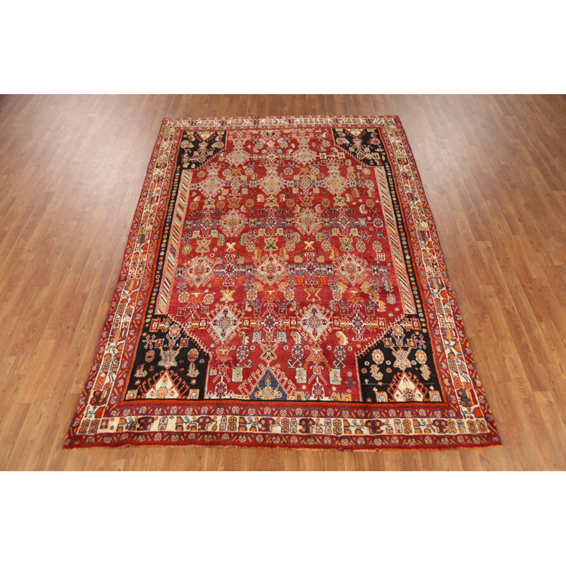 Tapis traditionnel en laine fait à la main 6 x 9