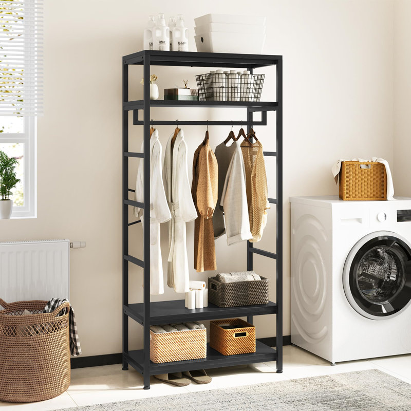 Hall Tree 80cm Wide, Black