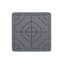 Carreau de terrasse en plastique texturé à motif de fleurs avec 12 bandes de bordure, 4 pièces d'angle et 1 paire de gants (ensemble de 44) L 12 po x l 12 po-124451931