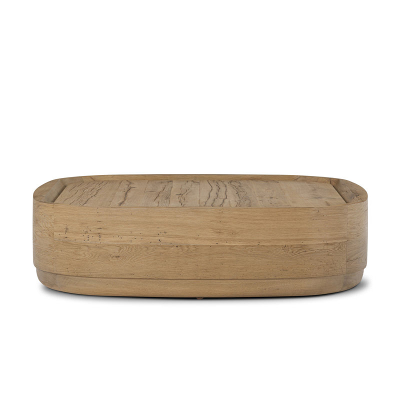 Leandro Coffee Table-Natural Reclaimed French Oak, Natural Reclaimed French Oak
