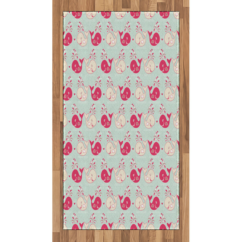 Tapis décoratif en fibres à haute densité Fun Fun, Rectangle 2 pi 7 po x 5 pi