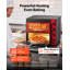 Electric Pizza Oven, 2x16-Inch Double Deck Countertop Pizza Maker for Home Kitchen Restaurant, Heavy-Duty Iron Body, 662℉, Independent Temp & Time Control, 2700W Commercial Cooker, 2 Stones