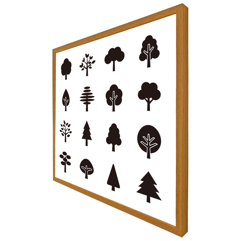 Willian Single Picture Frame Print, 61cm H x 61cm W x 4cm D, Black Framed