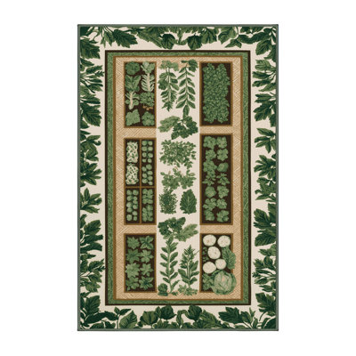 Tapis vert lavable à la machine