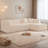 105.5'' Minimalist Modular Sectional Sofa With Chaise For Versatile Living Spaces-249349390