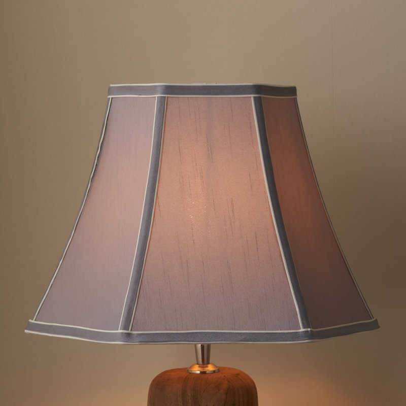 Ervine Bell Silk Lamp Shade ( Screw On ), 22.5cm H x 25cm W x 25cm D