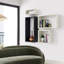  Ensemble de 4 tablettes murales cubiques flottantes pour la découverte de l'espace, sel de mer-65563798