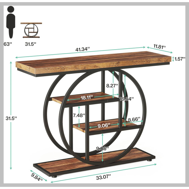 Table console 41,3 po