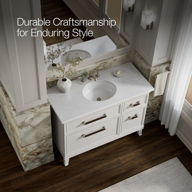 Artifacts 48 In. Bathroom Vanity Cabinet, White