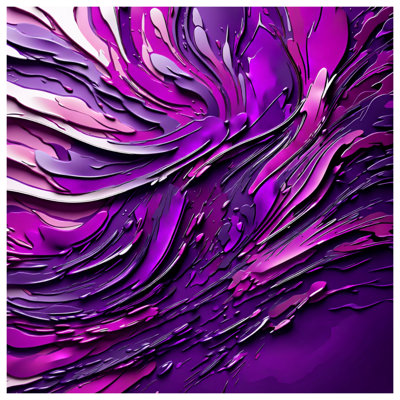 Couvertures mauves à motif abstrait fluide
