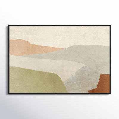 Elspeth Pastel Views - Floater Frame Painting on Canvas