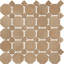 Carreau de mosaïque à pois octogonaux 12 x 12 Daltile Relicca (10 pièces par carton) (10,00 pieds carrés par carton)-129776387