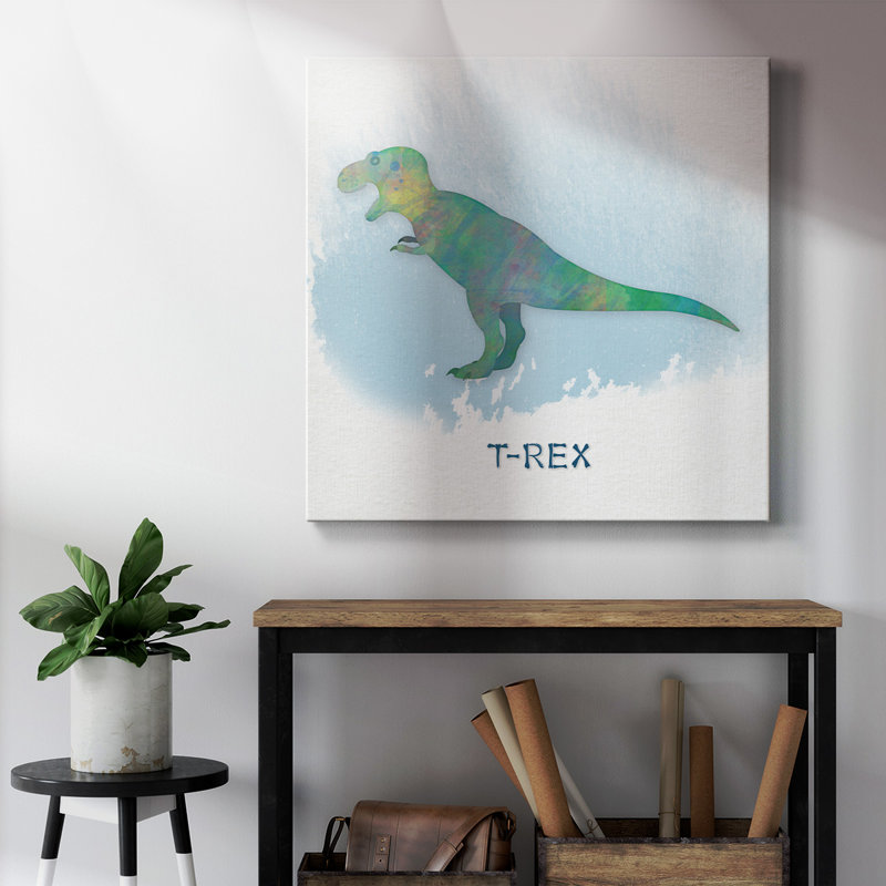 T-Rex-Premium Gallery Wrapped Canvas - Ready to Hang