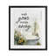 «Wash Worries Away Sunlit Bath», reproduction encadrée sous verre, design par lettré et doublé-391995022-391995023