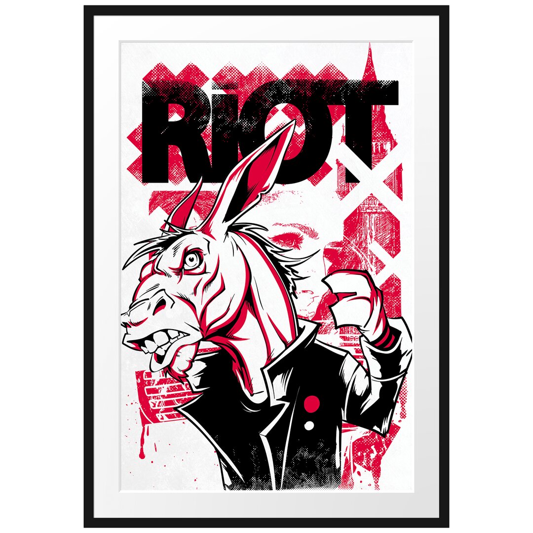 Gerahmtes Poster Riot Light