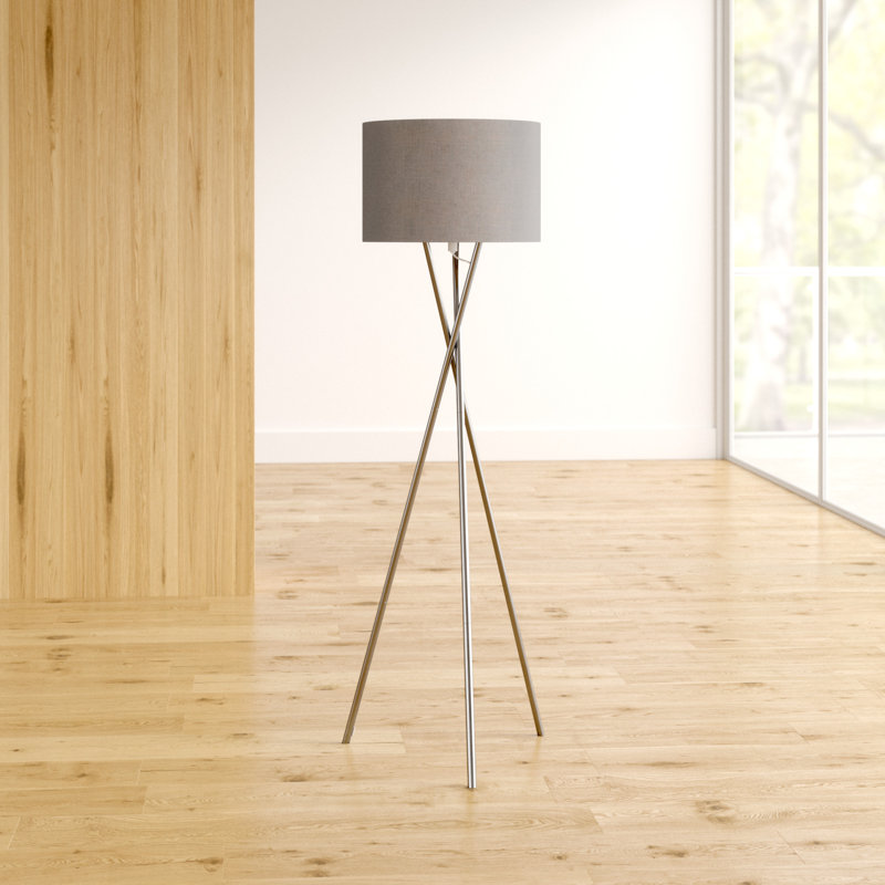 Sammy 160cm Tripod Floor Lamp, Grey 