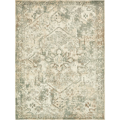 Tapis crème / brun Mosely Orentiel
