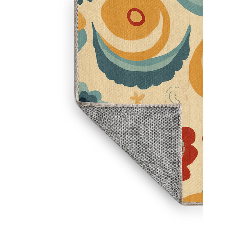 Vibrant Stomp Rug, Round 5'
