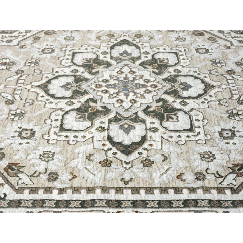 Tapis crème United Weavers Carllene Alex, Rectangle 1 pi 10 po x 3 pi