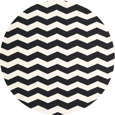 Tapis contemporain noir / blanc