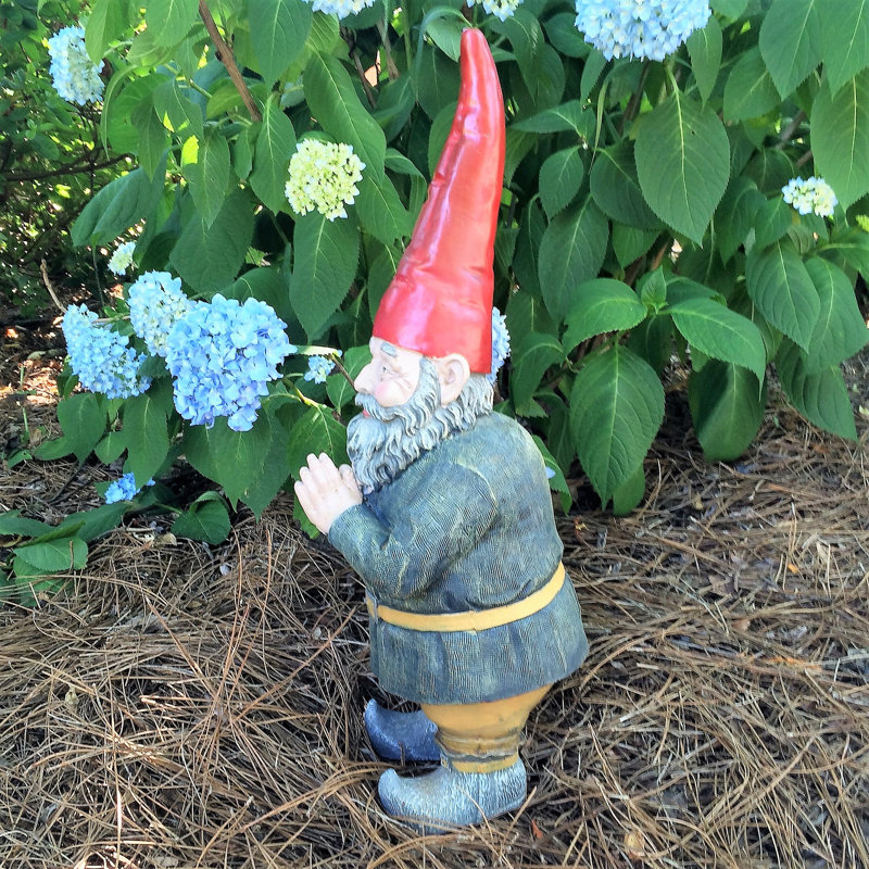 Mordecai Gnome Garden Statue, H 20 po x l 6 po x P 8,25 po