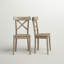 Chaise en bois massif Tristan
