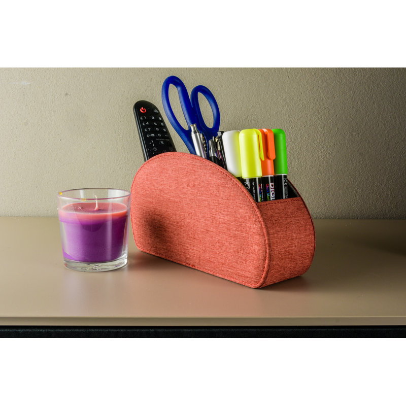 Annea Remote Control Holder, Red/Grey