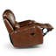 Fauteuil inclinable manuel standard en similicuir Wakita-1316134941