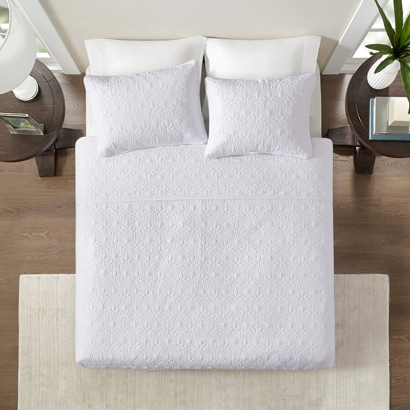 Courtepointe réversible pour lit simple / simple TG - La literie polyvalente pour le rembourrage en coton prélavé toutes saisons comprend 2 taies décoratives et l'option de saison est lavable à la machine