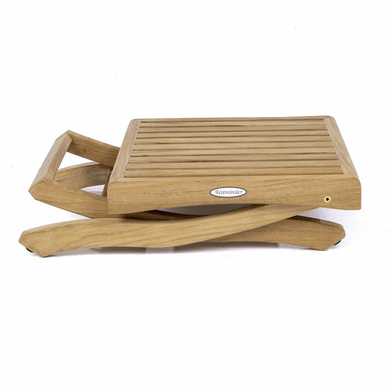 Westminster Teak Square Teak Folding Outdoor Side Table , 17.5'' in. W 16.75'' in. D