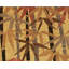 Bamboo Wool Floral Area Rug in Beige/Black/Gray-10214154