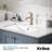 KRAUS Elavo. Rectangular Porcelain Ceramic Undermount Bathroom Sink In White With Overflow Drain, KCU-243