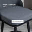 Tabourets de bar de style nordique, ensemble de 2 chaises de cuisine pivotantes, pour votre maison