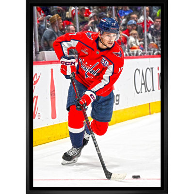 Dylan Strome 20 x 29, toile encadrée Washington Capitals