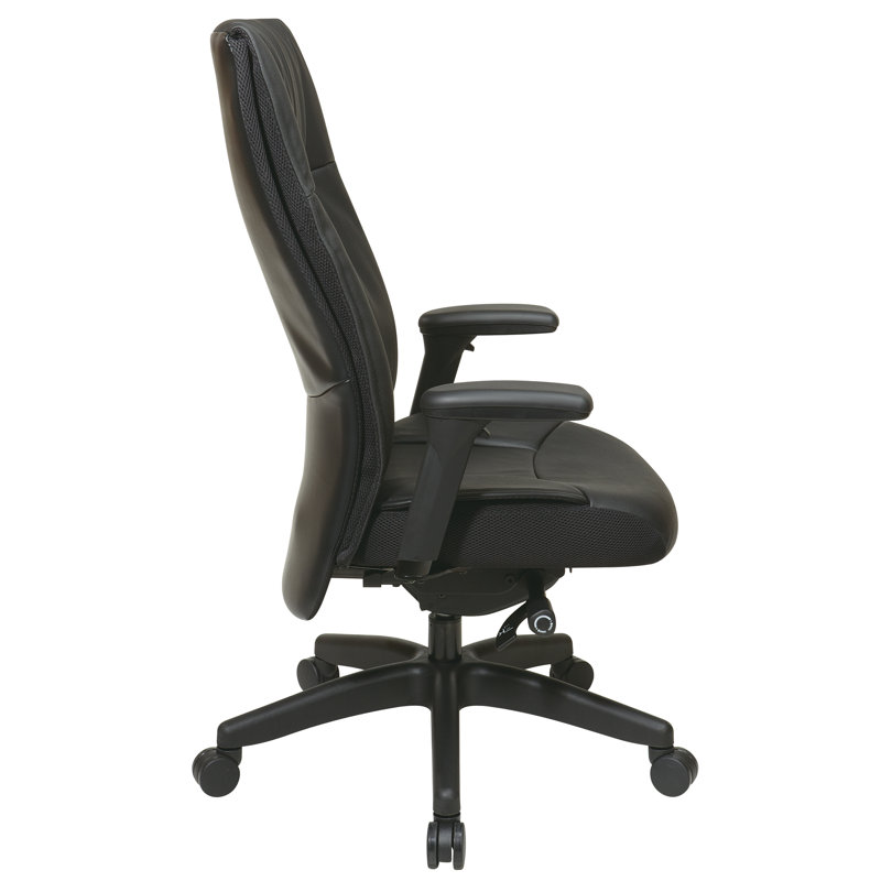 Fauteuil de direction en cuir véritable Pascarella