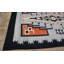 Antique Mexico Geometric Flat Weave Rug