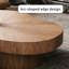 Table basse en bois courbée Retro Unique